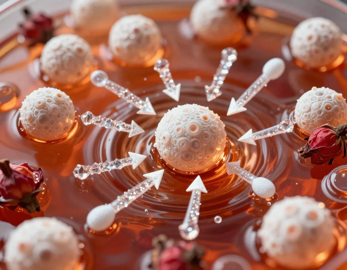 Supercharged immunity rose hips tea microscopic white blood cell combat