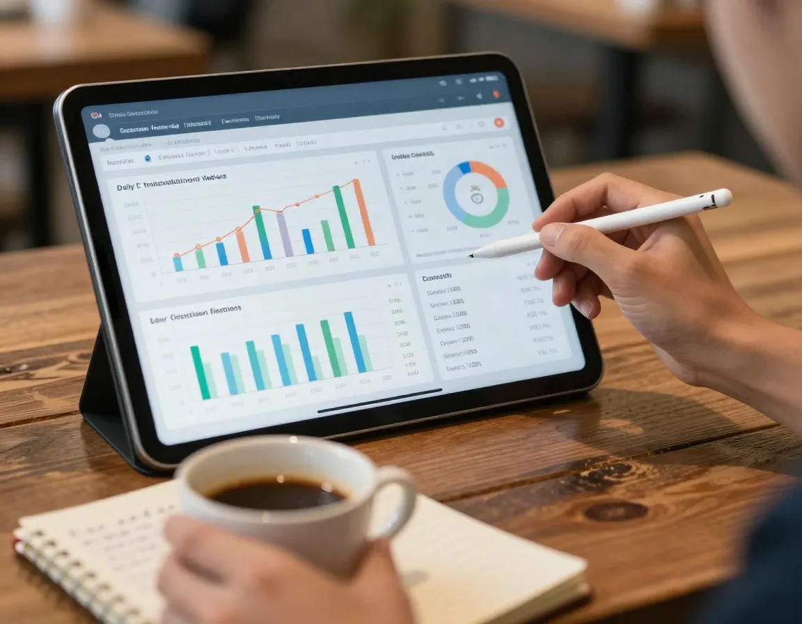 Make data driven decisions not emotional ones with key metrics dashboard