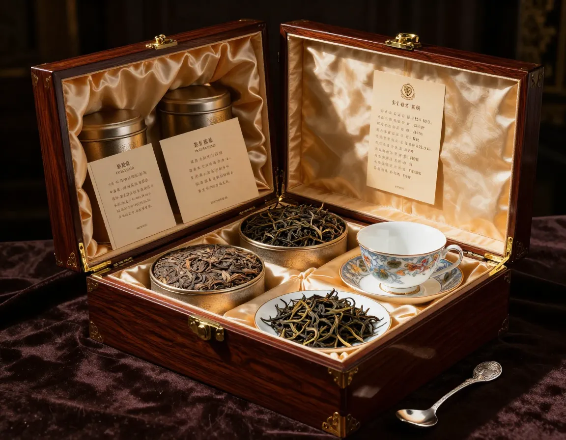 Luxury connoisseurs reserve collection rare aged teas