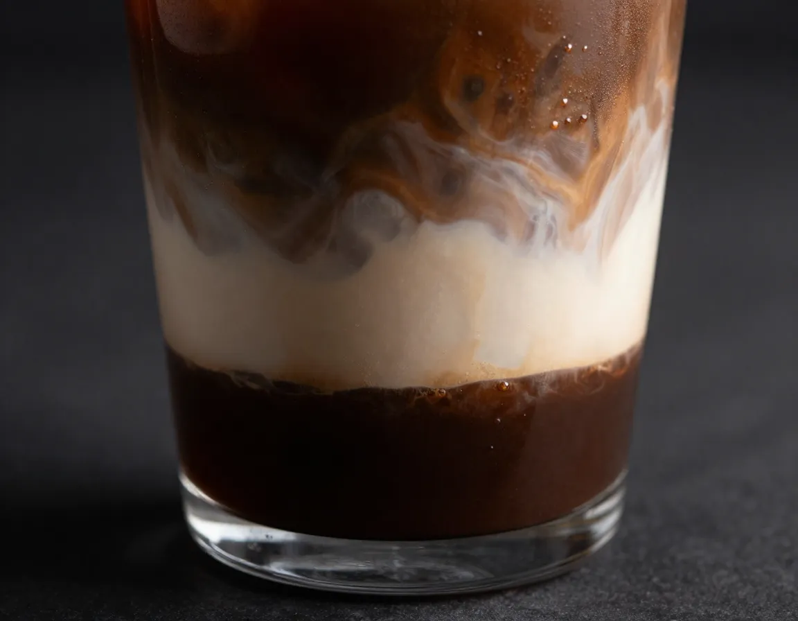 Chocolate lovers mocha cold brew rich heavy cream