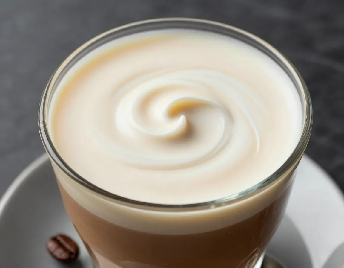 Luxurious white chocolate mocha cold brew indulgent treat