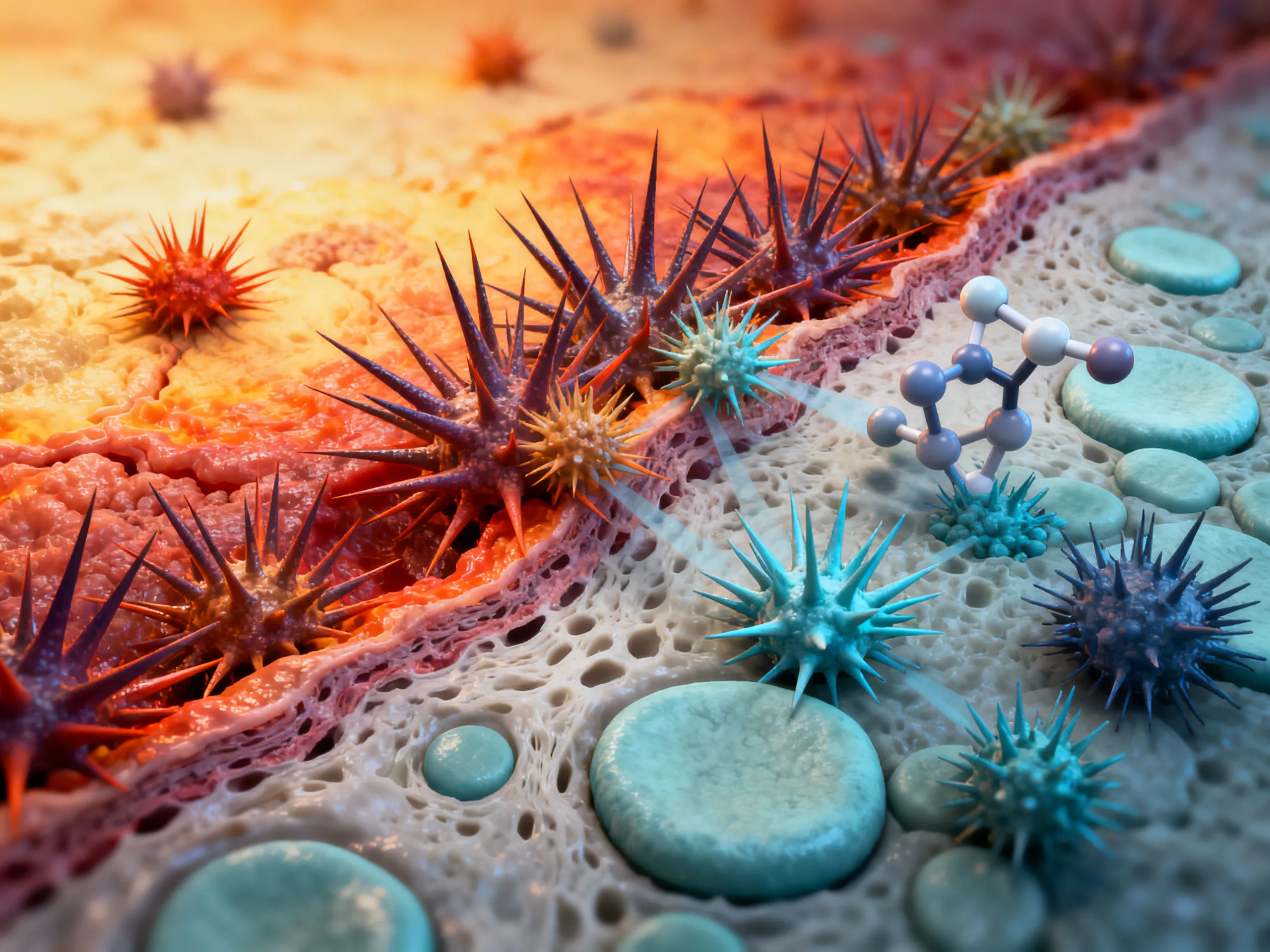 Anti inflammatory compounds reducing cytokine markers in body tissue