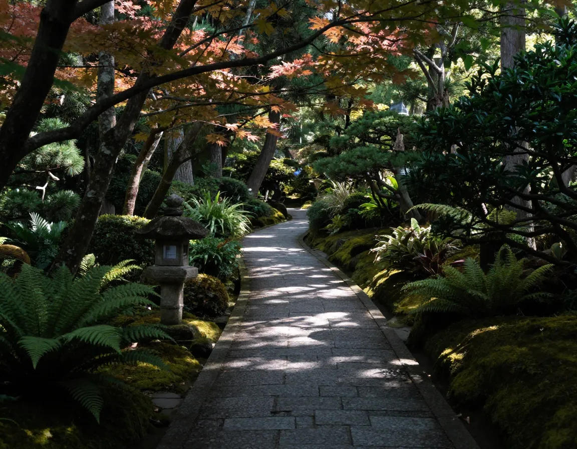 Navigate crowds by utilizing lesser known garden areas