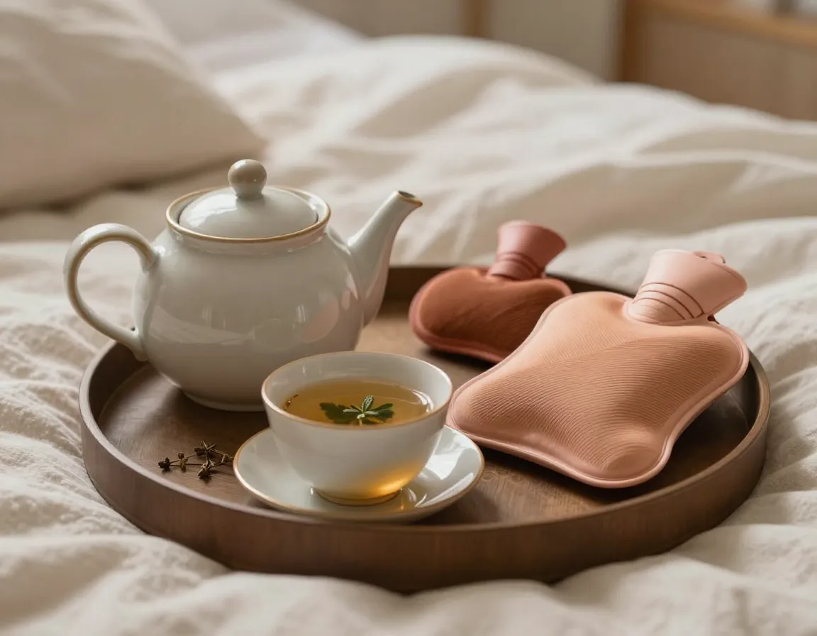 Effective menstrual cramp management with soothing peppermint tea