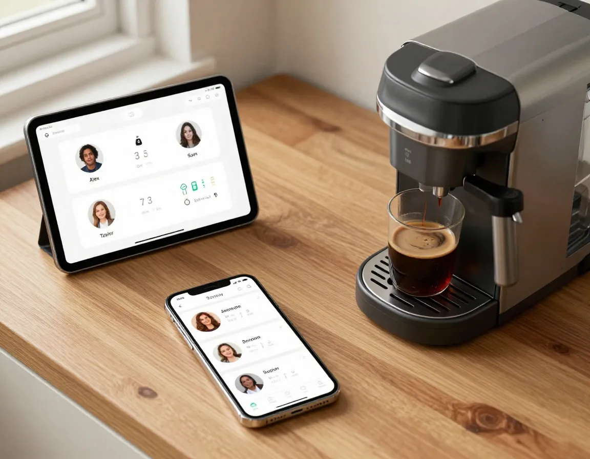 Four personalized user profiles with individual strength and temperature settings