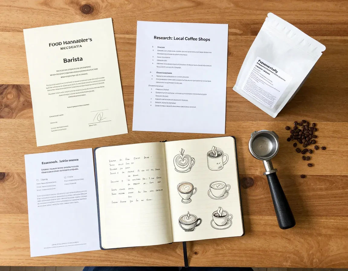 Essential qualifications and preparation steps for a barista