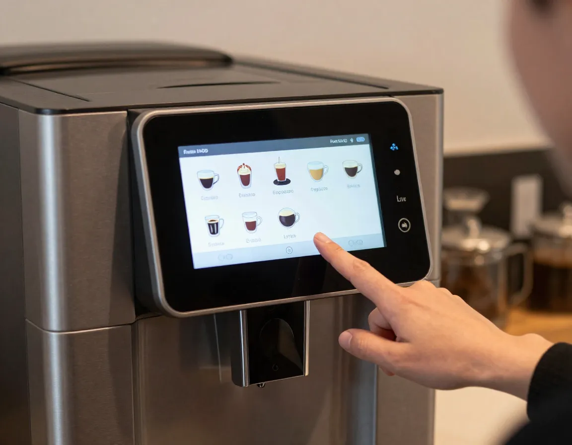 Franke a600 fully automatic system with customizable grind settings