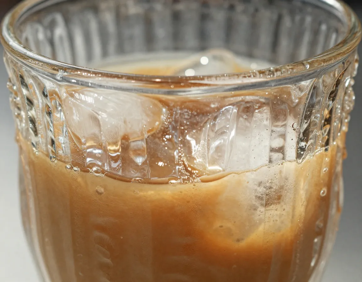 Textured glass coffee cups tactile light refraction patterns