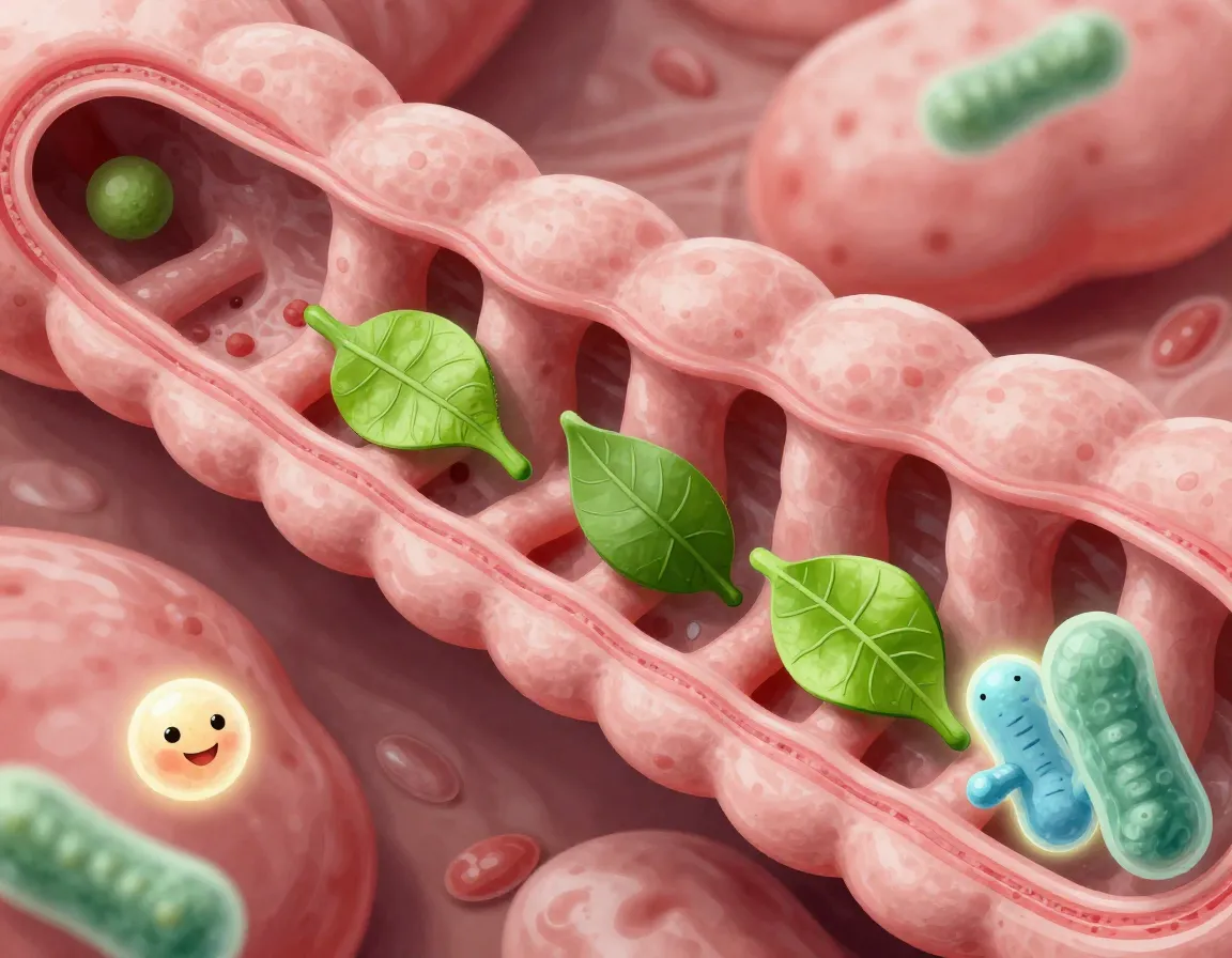 Gut health metabolic enhancement green tea extract strengthening intestinal barrier