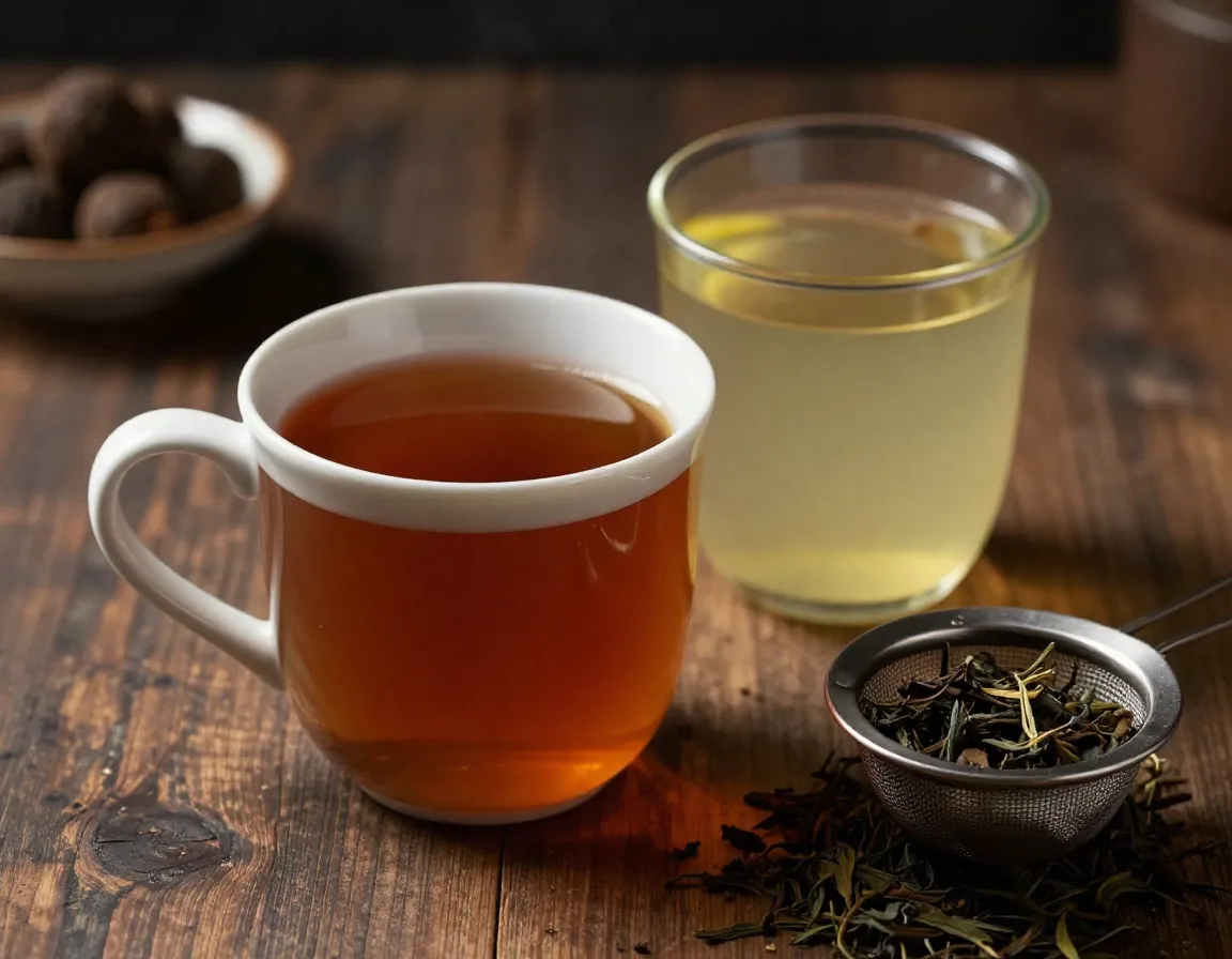 Sophisticated tea forward arnold palmer with loose leaf earl grey