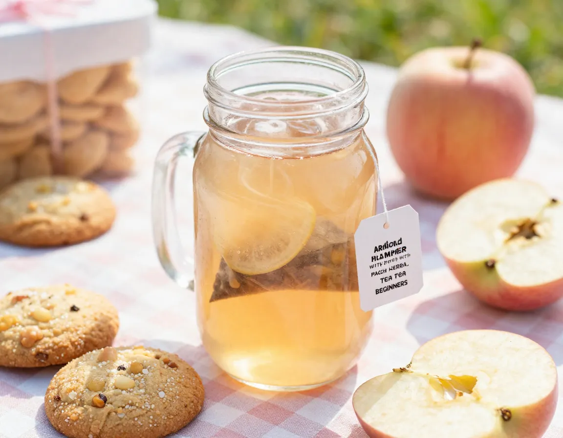 Approachable mild arnold palmer with peach herbal tea for beginners