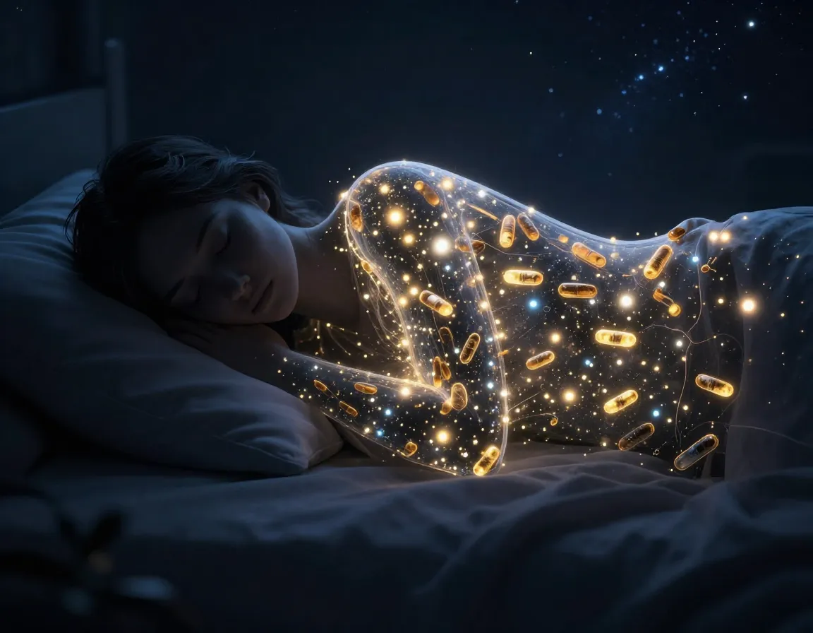 Apigenin antioxidant molecules protecting sleeping body cells