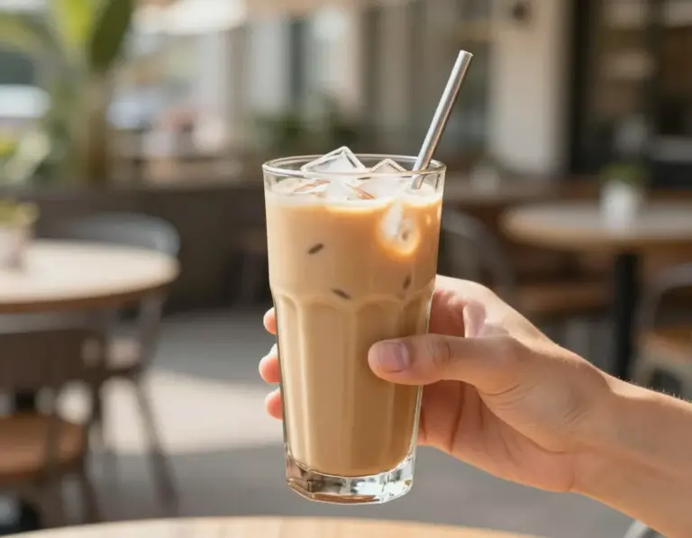 Featured Mellow Refreshing Cold Brew Being Sipped Straight Over Ice