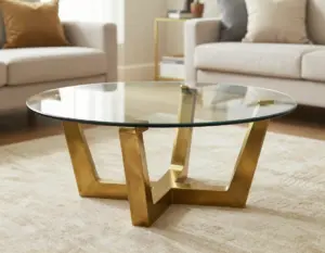 Read more about the article 9 Sleek Glass & Metal Coffee Tables for a Light and Airy Vibe