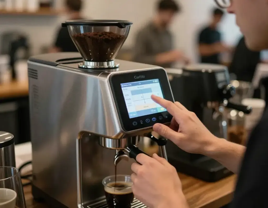Curtis alpha3e commercial brewer precision controls
