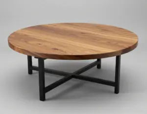 Read more about the article 8 Industrial Round Coffee Tables to Anchor Your Modern Living Room